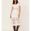 Maia Bergman Women's Surya Eyelet Lace Midi Dress