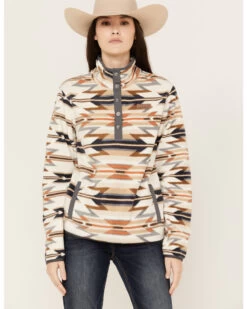Cinch Women's Southwestern Print Polar Fleece Western Pullover