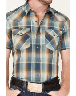 Pendleton Men's Frontier Large Plaid Snap Western Shirt 6 Pendleton Men's Frontier Large Plaid Snap Western Shirt -Cowboy Pradise 2000374635 410 P3
