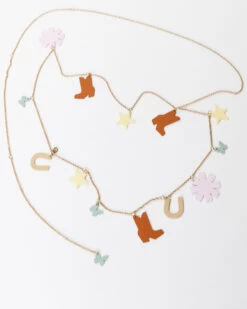 Understated Leather Women's Lucky Charm Chain Belt 7 Understated Leather Women's Lucky Charm Chain Belt -Cowboy Pradise 2000374936 900 P4