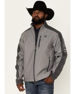 Cinch Men's Textured Logo Softshell Colorblock CC JacketÂ