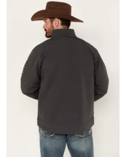 Cinch Men's Solid Logo Sleeve Zip-Front Softshell Jacket  -Cowboy Pradise 2000375174 020 P4