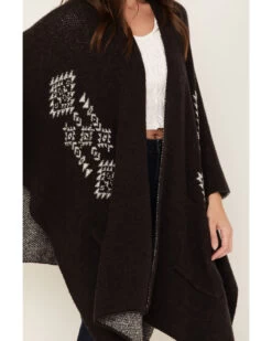 Idyllwind Women's Southwestern Print Cozy Shawl 6 Idyllwind Women's Southwestern Print Cozy Shawl -Cowboy Pradise 2000375289 201 P3