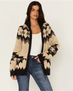 Tasha Polizzi Women's Cabin Southwestern Print Cardigan