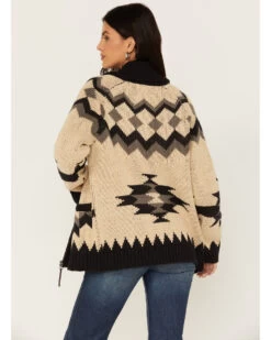 Tasha Polizzi Women's Cabin Southwestern Print Cardigan -Cowboy Pradise 2000375505 103 P4