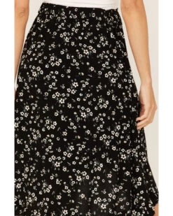 Beyond The Radar Women's Floral Print Midi Skirt 7 Beyond The Radar Women's Floral Print Midi Skirt -Cowboy Pradise 2000375601 001 P4