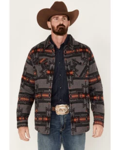 Rock & Roll Denim Men's Southwestern Print Shacket