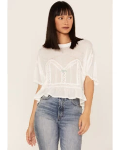 Free People Women's Fall In Love Tee