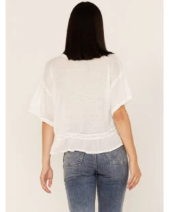 Free People Women's Fall In Love Tee -Cowboy Pradise 2000376773 103 P4