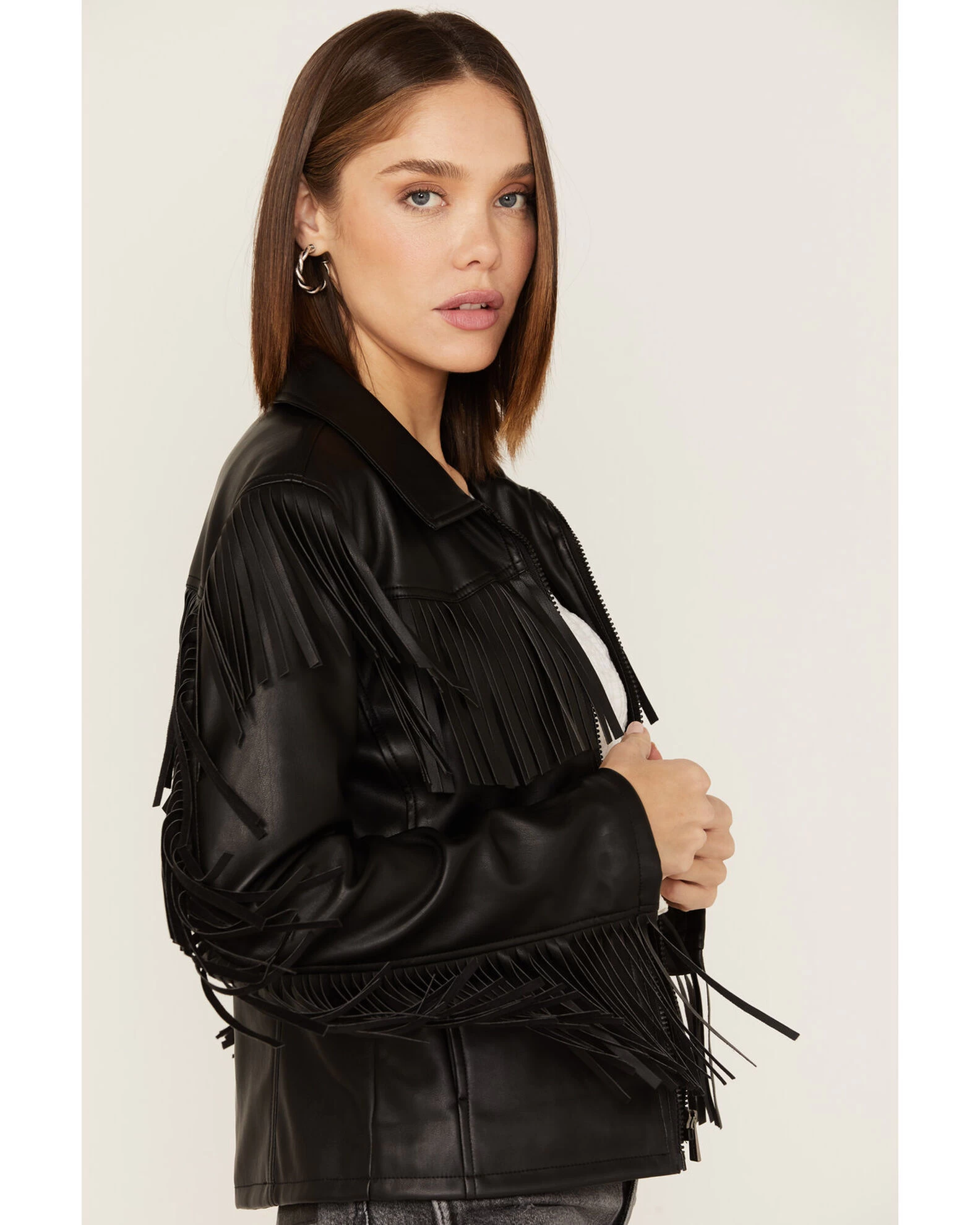 Wrangler Women's Shearling Stamped Jacket 2 Wrangler Women's Shearling Stamped Jacket - Image 2