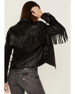 Wrangler Women's Shearling Stamped Jacket 7 Wrangler Women's Shearling Stamped Jacket -Cowboy Pradise 2000377467 001 P4