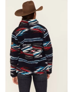 Ariat Women's Chimayo Southwestern Sherpa Jacket -Cowboy Pradise 2000377711 410 P4