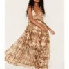 Free People Women's Julianna Abstract Print Maxi Dress