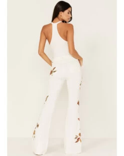 Driftwood Women's Farrah Feathery Corduroy Flare Jeans -Cowboy Pradise 2000378939 100 P3