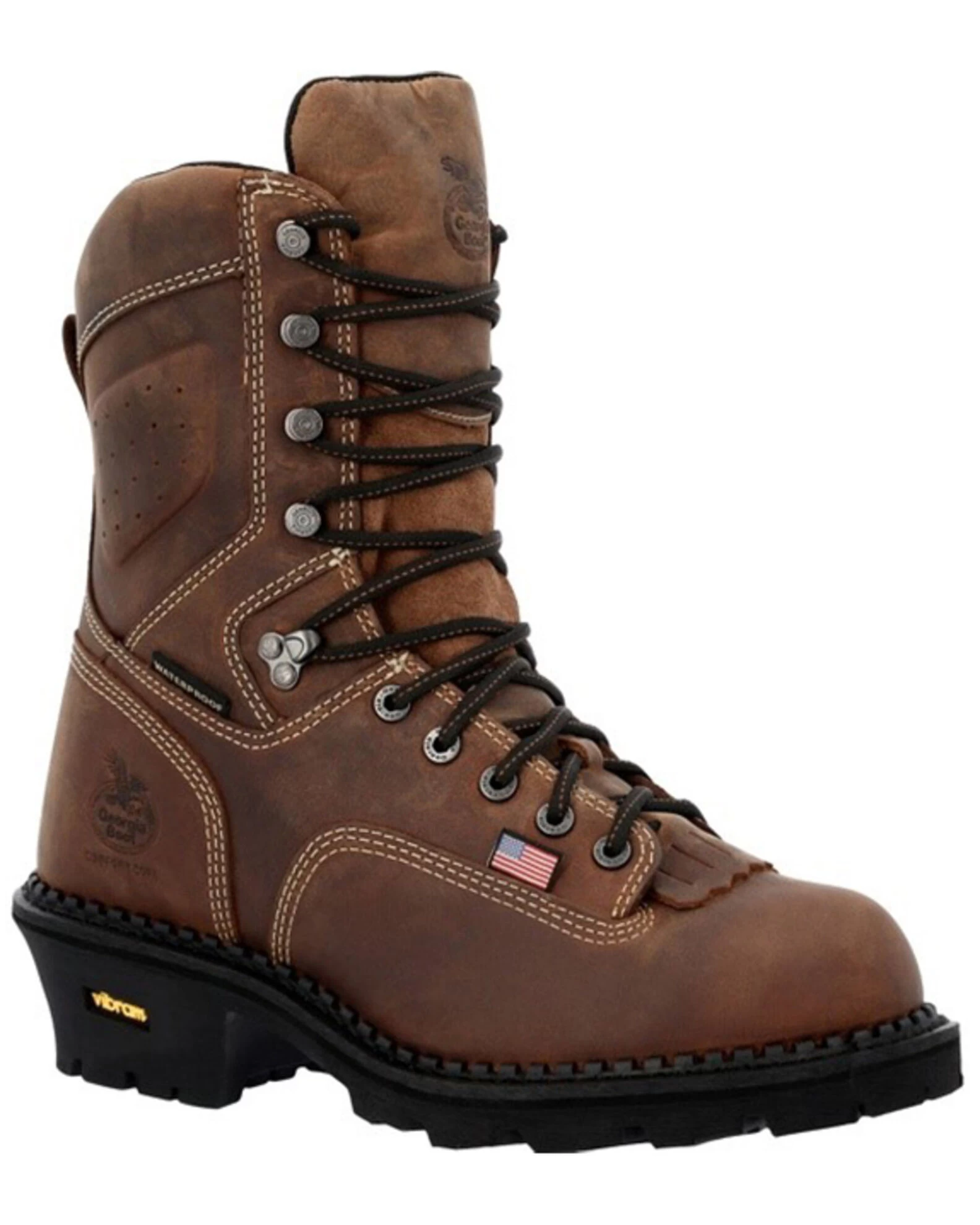 Georgia Boot Men's Logger 9" Waterproof Work Boots - Composite Toe 1 Georgia Boot Men's Logger 9" Waterproof Work Boots - Composite Toe