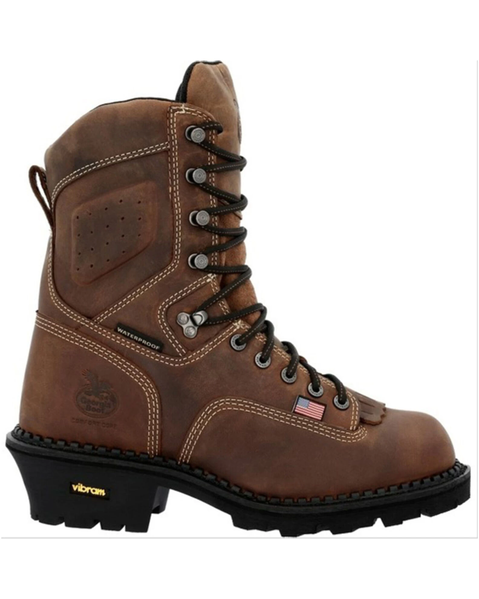 Georgia Boot Men's Logger 9" Waterproof Work Boots - Composite Toe 2 Georgia Boot Men's Logger 9" Waterproof Work Boots - Composite Toe - Image 2