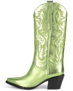 Jeffrey Campbell Women's Dagget Metallic Western Boots - Snip Toe  -Cowboy Pradise 2000379411 300 P3