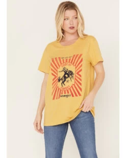 Wrangler Women's Giddy Up Cowboy Short Sleeve Graphic Tee