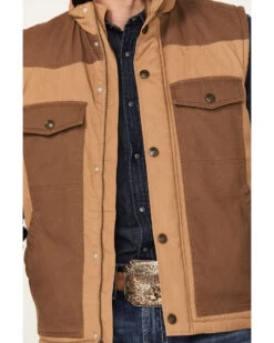 Blue Ranchwear Men's Waxed Canvas Vest 6 Blue Ranchwear Men's Waxed Canvas Vest -Cowboy Pradise 2000380577 250 P3