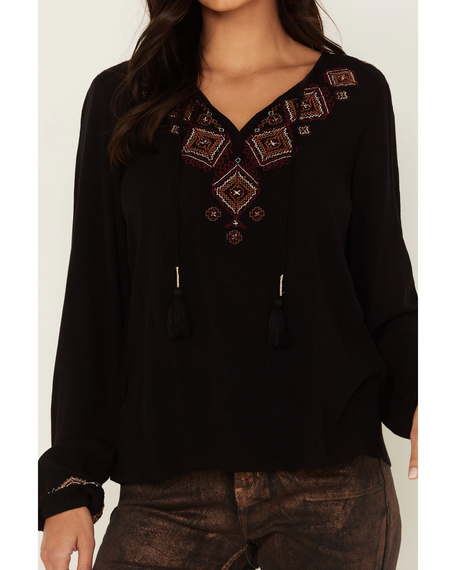 Idyllwind Women's Magnolia Embroidered Top 3 Idyllwind Women's Magnolia Embroidered Top - Image 3