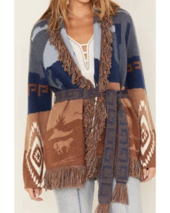 Idyllwind Women's Lost In The Desert Cardigan -Cowboy Pradise 2000380723 401 P3