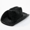 Wonderwest Women's Black Rhinestone Western Hat