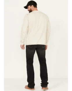 Moonshine Spirit Men's Rocky Mountain Slim Straight Stretch Jeans -Cowboy Pradise 2000381335 001 P3