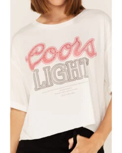The Laundry Room Women's Coors Light Rhinestone Neon Light Graphic Tee 6 The Laundry Room Women's Coors Light Rhinestone Neon Light Graphic Tee -Cowboy Pradise 2000381372 100 P3