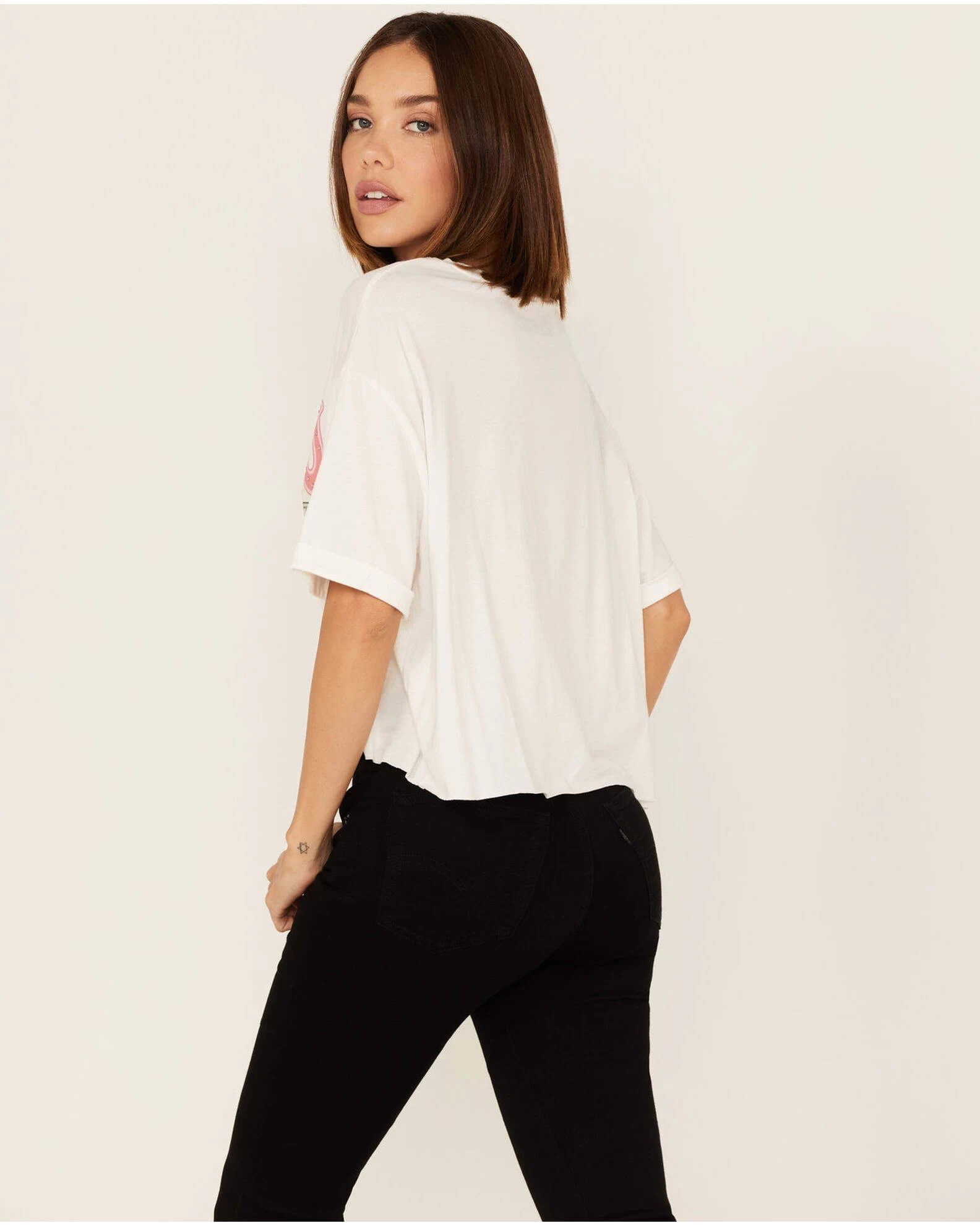 The Laundry Room Women's Coors Light Rhinestone Neon Light Graphic Tee 4 The Laundry Room Women's Coors Light Rhinestone Neon Light Graphic Tee - Image 4