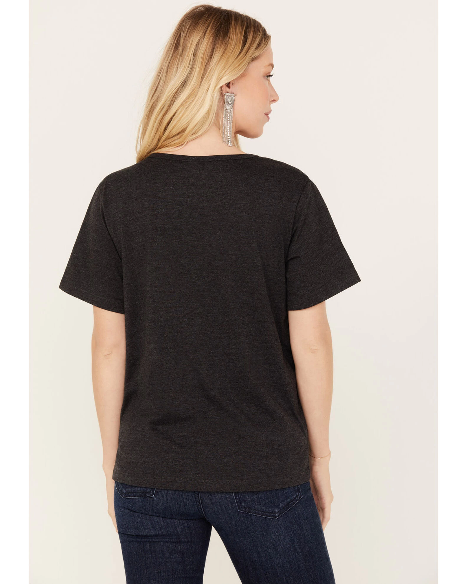 Idyllwind Women's Guitar Cutout Short Sleeve Graphic Tee 4 Idyllwind Women's Guitar Cutout Short Sleeve Graphic Tee - Image 4