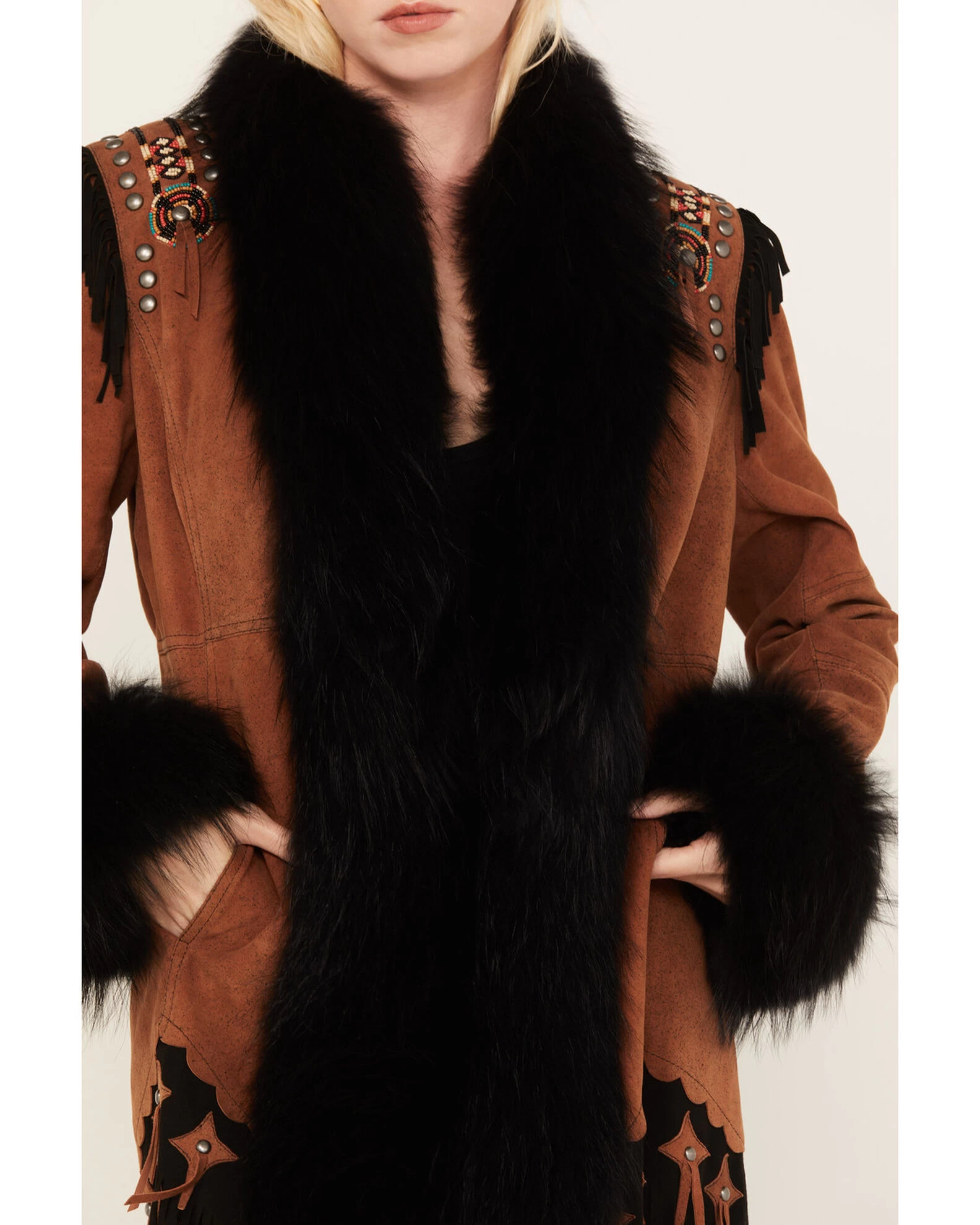 Double D Ranch Women's Morning Star Leather Jacket 3 Double D Ranch Women's Morning Star Leather Jacket - Image 3