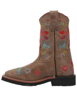 Dan Post Girls' Embroidered Western Boots - Broad Square Toe 9 Dan Post Girls' Embroidered Western Boots - Broad Square Toe -Cowboy Pradise 2000381636 251 P3