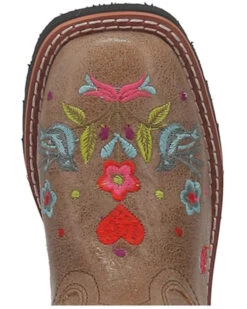 Dan Post Girls' Embroidered Western Boots - Broad Square Toe 12 Dan Post Girls' Embroidered Western Boots - Broad Square Toe -Cowboy Pradise 2000381636 251 P6