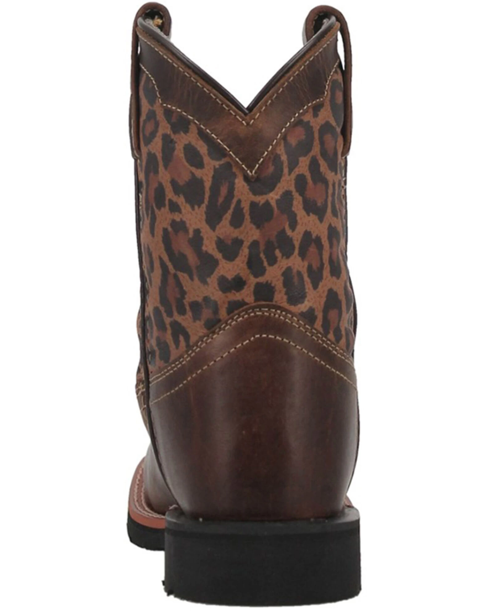 Dan Post Toddler Girls' Leopard Print Western Boots - Broad Square Toe 5 Dan Post Toddler Girls' Leopard Print Western Boots - Broad Square Toe - Image 5