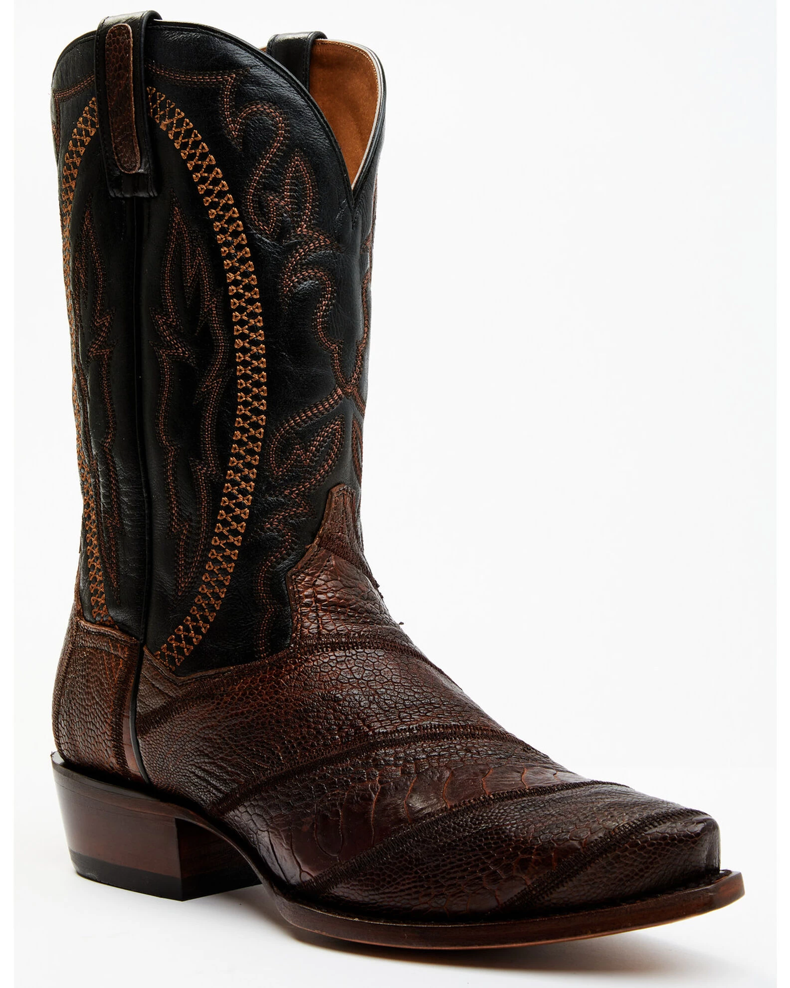 Dan Post Men's Exotic Ostrich Leg Western Boots - Snip Toe 1 Dan Post Men's Exotic Ostrich Leg Western Boots - Snip Toe