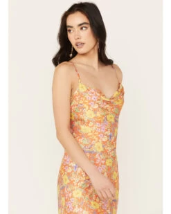 Spell Women's Last Drink Bias Strappy Dress 6 Spell Women's Last Drink Bias Strappy Dress -Cowboy Pradise 2000381838 900 P3