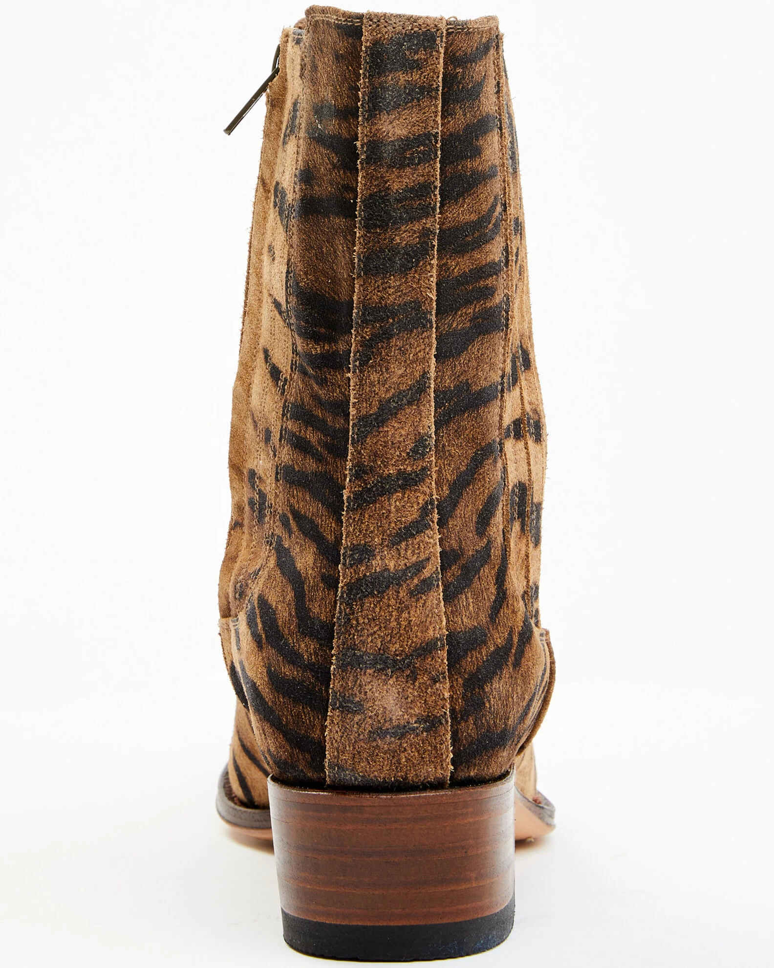 Sendra Women's Tiger Print Western Booties - Snip Toe 5 Sendra Women's Tiger Print Western Booties - Snip Toe - Image 5