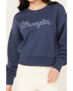 Wrangler Retro Women's Logo Graphic Sweatshirt -Cowboy Pradise 2000382595 410 P3