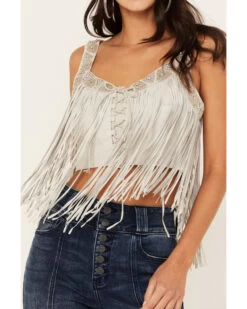 Idyllwind Women's Georgia Fringe Lace-Up Bustier 6 Idyllwind Women's Georgia Fringe Lace-Up Bustier -Cowboy Pradise 2000382970 026 P3