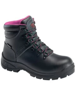 Avenger Women's Builder Mid 6" Lace-Up Waterproof Work Boots - Steel Toe