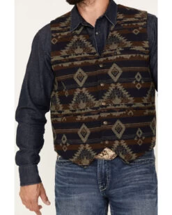 Cody James Men's Dakota Southwestern Jacquard Vest 6 Cody James Men's Dakota Southwestern Jacquard Vest -Cowboy Pradise 2000383181 200 P3