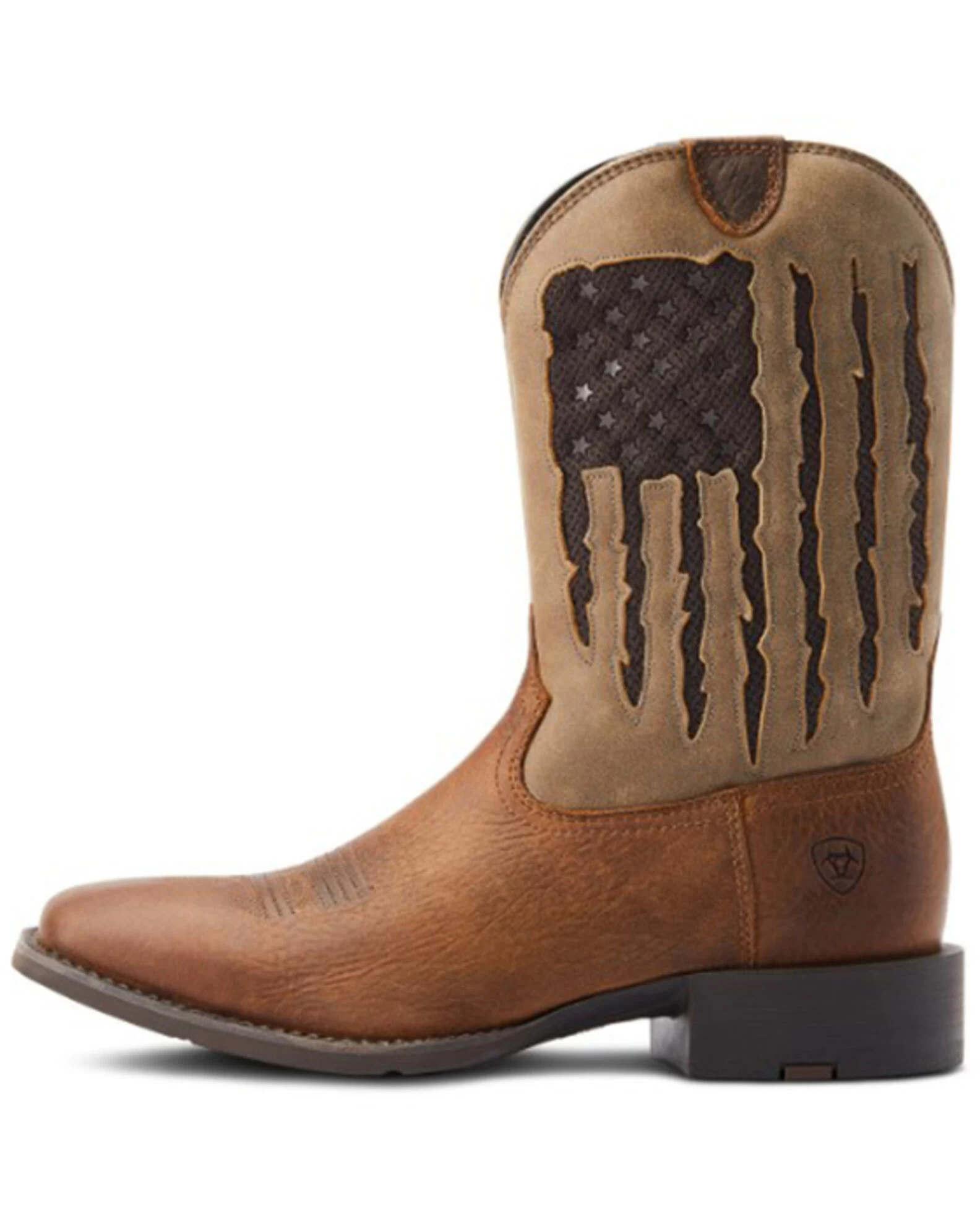 Ariat Men's Sport My Country VentTEK Western Performance Boots - Broad Square Toe 2 Ariat Men's Sport My Country VentTEK Western Performance Boots - Broad Square Toe - Image 2