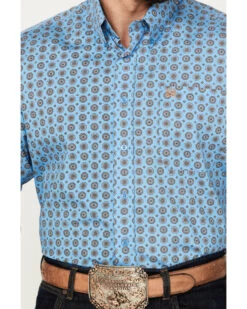 Cinch Men's Medallion Print Long Sleeve Button-Down Western Shirt 6 Cinch Men's Medallion Print Long Sleeve Button-Down Western Shirt -Cowboy Pradise 2000383942 400 P3