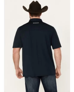 Cinch Men's ARENAFLEX Short Sleeve Polo -Cowboy Pradise 2000384011 320 P4