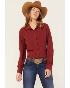 Ariat Women's VentTEK Stretch Long Sleeve Button Down Western Shirt