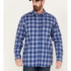 Ariat Men's FR Oz Plaid Print Long Sleeve Snap Work Shirt
