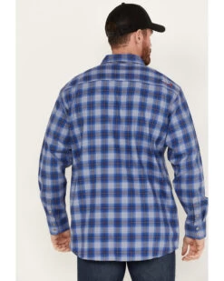 Ariat Men's FR Oz Plaid Print Long Sleeve Snap Work Shirt 7 Ariat Men's FR Oz Plaid Print Long Sleeve Snap Work Shirt -Cowboy Pradise 2000384791 026 P4