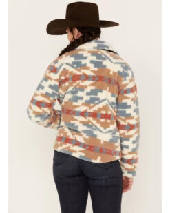 Pendleton Women's Angelica Printed Fleece Jacket -Cowboy Pradise 2000384820 101 P4