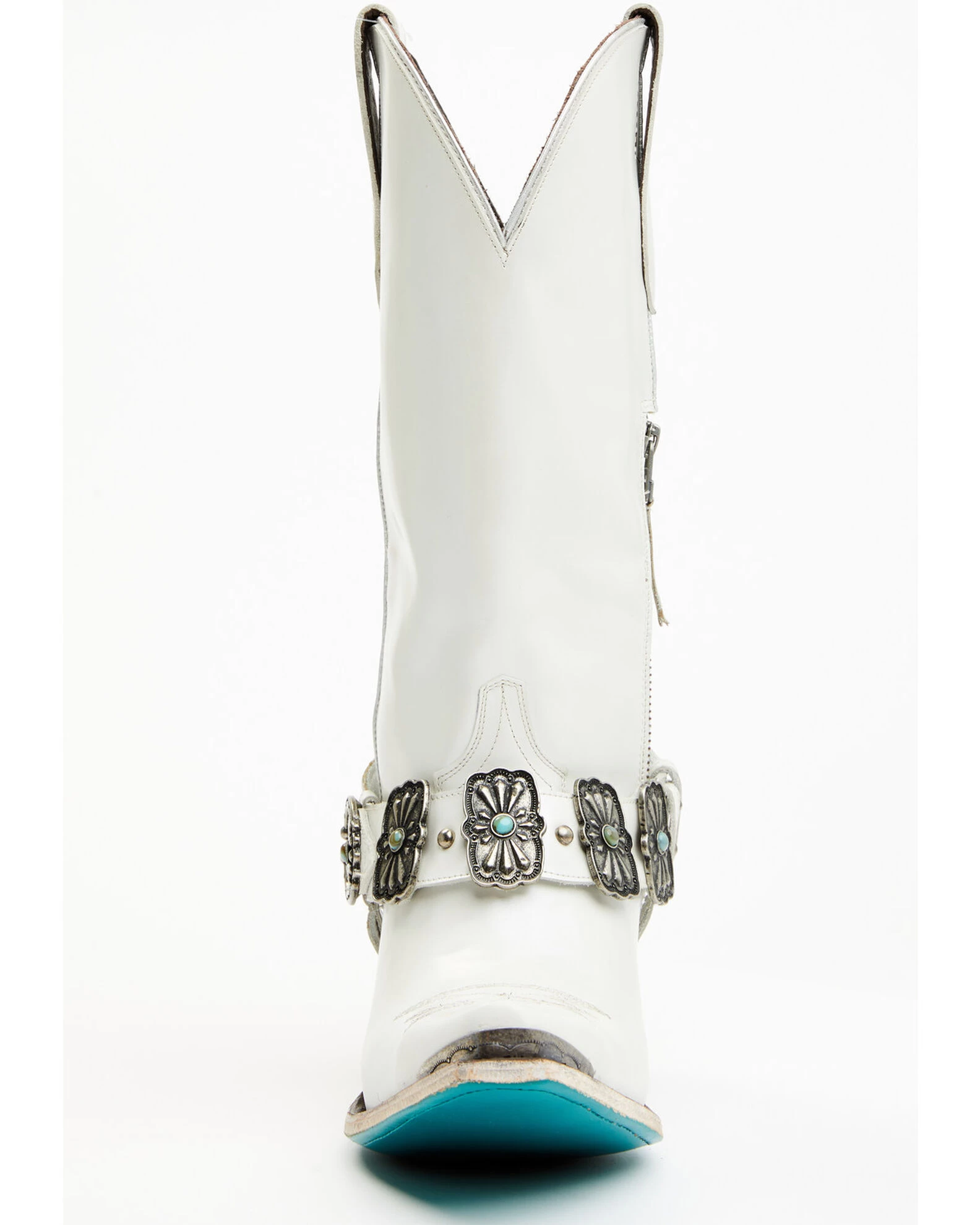Boot Barn X Lane Women's Exclusive The New Mrs. Satin Pearl Western Bridal Boots - Snip Toe 4 Boot Barn X Lane Women's Exclusive The New Mrs. Satin Pearl Western Bridal Boots - Snip Toe - Image 4