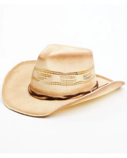 Shyanne Women's Natural Braided Band Straw Cowboy Hat